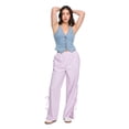 thumbnail image 2 of No Boundaries Women's Poplin Pull-On Pant, 2 of 6