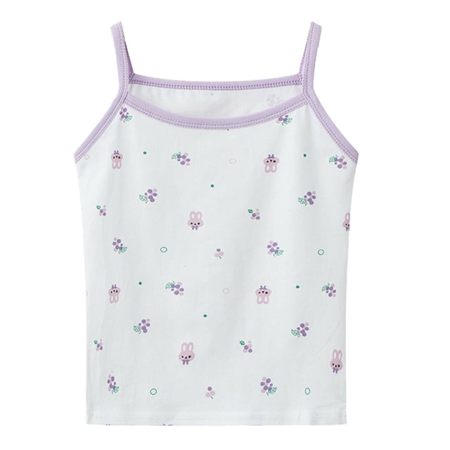 TZEWGL Casual Vest For Child Spaghetti Soft Under Ribbed Knit Tank Clothing For Newborns size 18-24M