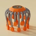 thumbnail image 4 of Masseur de Tête à Griffes Musical, Masseur de Tête à Griffes Électrique à Vibration, Décompression Réglable pour la Vie Quotidienne Orange, 4 of 7