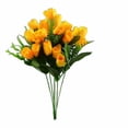 thumbnail image 2 of EGNMCR Home Decor, Room Decor, Fall Decor High-end Artificial Flowers Flower 6 Forks 18 Heads Artificial Flowers Home Decoration Plastic Flowers False Tulip, 2 of 6