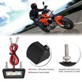 thumbnail image 3 of License Plate Light, License Plate Lamp Taillight, 12V Universal Motorcycle License Plate White LED Light Waterproof, 3 of 8