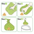 thumbnail image 3 of Bone Shaped Pet Waste Bag Dispenser Portable Outdoor Dog Poop Pick Up Holder with Garbage Organizer, 3 of 6