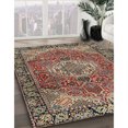 thumbnail image 3 of Ahgly Company Tapis d'Intérieur Lavable en Machine Carré Traditionnel Vert Foncé, 9 Pieds Carré, 3 of 7