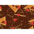 thumbnail image 1 of Ahgly Tapis Rectangulaire Lavable en Machine Intérieur Transitionnel Rouge Bordeaux, 2 Pieds x 5 Pieds, 1 of 7