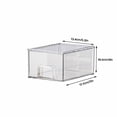 thumbnail image 3 of SLYNSHome Clear Stackable Storage Drawer,Acrylic Drawer Cosmetic Organizer,Plastic Organizer for Dresser,Under,Kitchen Cabinet,Pantry,Home Organization and Storage, 3 of 7