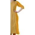thumbnail image 3 of Moomaya Robe Kurti Décontractée pour Femmes en Coton Imprimé, Tunique Droite à Manches Retroussables, 3 of 6