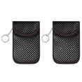 thumbnail image 2 of Cagogo RFID Key Fob Protector, 2 Pack Car Key Signal Blocking Bag, Anti-Theft RFID Blocker Pouch, Anti-Hacking Case for Keyless Entry Vehicles, Leather Key Fob Cover for Car Keys and House Keys, 2 of 6