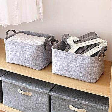 RXIRUCGD Organisateurs et Rangement pour la Maison Panier de Rangement Pliable pour Jouets avec Poignée en Corde de Coton
