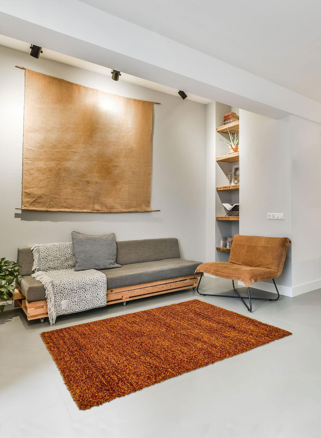 Tapis ECARPETGALLERY Sienna Orange 5'0" x 8'0"