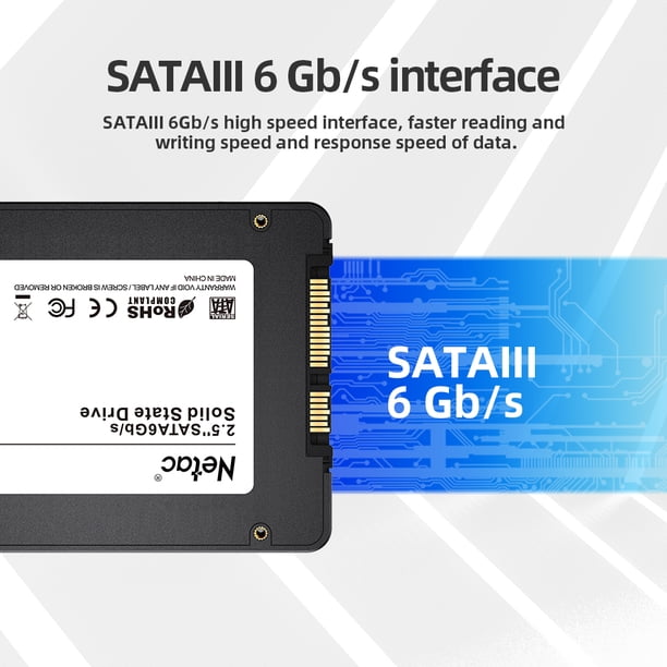 Netac 2.5 Inch SATA SSD Internal Solid State Drive 128GB 256GB