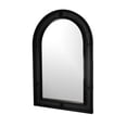 thumbnail image 4 of Rattan Black Arched Mirror, 24x36", 4 of 6