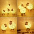 thumbnail image 3 of LED Night Light, Sheep Rattan Bedside Lamp, Children's Night Light Projector, LED Night Lamp for Bedroom, Baby Room, Living Room, Gift, 110cm USB/Push Switch, 3 of 5