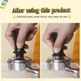 thumbnail image 3 of Tasseur à Force Équilibrée pour Café, avec Ressort Intégré pour Contrôle de Pression Précis, un Outil Indispensable pour les Amateurs de Café, pour Portafiltre de 51 mm, Fond Fluide, 3 of 13