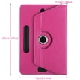 thumbnail image 3 of ZZkhGO Leather Flip Case Cover for 7 Inch Tablet, Universal 7 Inch Android Tablet PC Leather Case, Multi Angle Stand Protective Cover with Magnetic Closure, 3 of 7