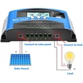 thumbnail image 4 of Helios Pro 60A MPPT Solar Charge Controller 12V/24V/48V Auto Battery Regulator with LCD Display – Smart Solar Panel Charger for Home & Off-Grid Power, 4 of 6