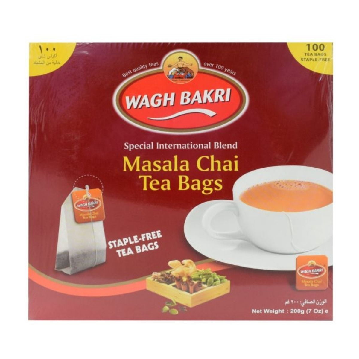 Wagh Bakri Sachets de Thé Masala