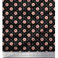 thumbnail image 1 of Soimoi Poly Georgette Fabric Artistic Floral Decor Fabric Printed Yard 42 Inch Wide, 1 of 3
