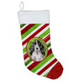 thumbnail image 1 of Carolines Treasures CK4057CS Christmas Snowflakes Black Parti Cocker Spaniel Christmas Stocking, 1 of 2