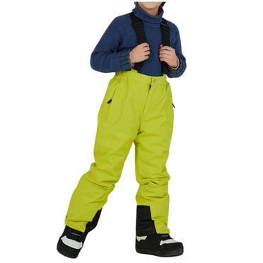 Kcodviy Kids Snow Pants Winter Snow Bib Toddler Warm Skiing Snowboard Pants 4T Snowsuit Girls for Boys Girls