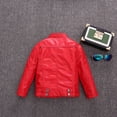 thumbnail image 4 of Veste d'Hiver en Pu Printemps 2025, Veste de Moto, Manteau Léger pour Garçon, Résistant aux Intempéries, 4 of 4