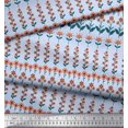 thumbnail image 2 of Soimoi Feuilles de Voile de Coton & Tissu Imprimé Artistique Floral 1 Yard 56 Inch Wide, 2 of 5
