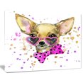 thumbnail image 1 of Design Art Puppy Dog in Watercolor Canvas Print, 1 of 3