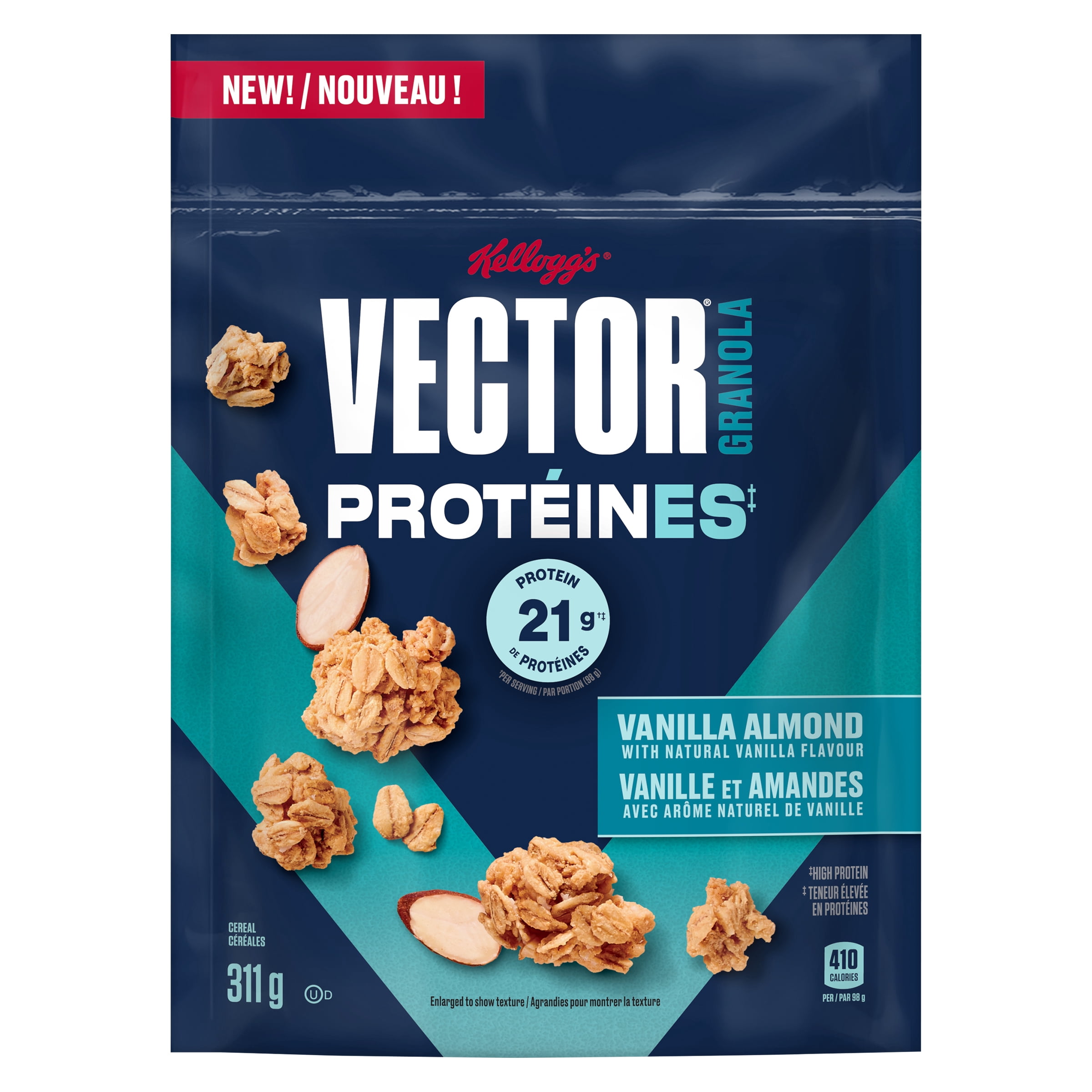 Kellogg's® Vector® Vanilla Almond Granola 311 g