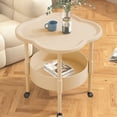 thumbnail image 4 of ZZkhGO Mini Bedside Table, Small Apartment Side Table, Space Saving Nightstand for Bedroom Living Room, 4 of 7