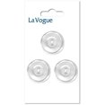 thumbnail image 1 of LA VOGUE 2-Hole Buttons - blanc, 19 mm (0.75 in) (Classic Utility), 1 of 2