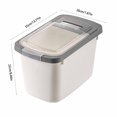 thumbnail image 3 of Meitianfacai Large Airtight Rice Container- Food Storage Cereal Container- Pet Dog Food Container With Measuring Cup- Flour Grain Container For Household, 3 of 6