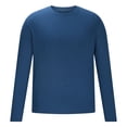 thumbnail image 4 of Ohufall Men's Sun Protection Shirts UV SPF 50+ Long Sleeve Rash Guard Fishing Running Quick Dry Lightweight Tees Top, 4 of 6
