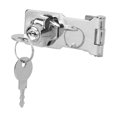 thumbnail image 3 of Serrure à Loquet avec Clé, Loquet Verrouillable Incassable, Acier Inoxydable Solide et Durable pour Armoire, 3 of 8