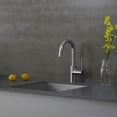 thumbnail image 2 of Kraus Oletto Single Handle Kitchen Bar Sink Faucet, Spot Free Stainless Steel, 2 of 5