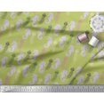 thumbnail image 3 of Soimoi Poly Crepe Fabric Jellyfish & Seahorse Ocean Printed Craft Fabric by The Yard 52 Inch Wide, 3 of 3