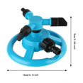 thumbnail image 3 of Arroseur d'Irrigation de Jardin Ajustable, Rotation à 360°, Durable, Installation Facile, pour Pelouses/paysages, 3 of 4