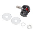 thumbnail image 3 of 4x Motorcycle Bike Plastic Black Skull License Plate Bolt On Screw On Frame Nut, 3 of 11
