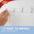thumbnail image 3 of Command(TM) Brand™ Clear Wire Hooks, Small, 15 hooks, 20 Small Indoor Clear Strips, 17067CLR-15NA, 3 of 4