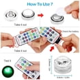 thumbnail image 3 of stanreset 1/2/3/5 Wireless LED Car Interior Ambient Light Remote Control Auto with Battery Luminous Lamp for Vase Aquarium Party Decoration 8 lights 1 Pc, 3 of 6