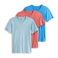 thumbnail image 1 of Jockey T-Shirt de Dessous Classique à Col en V pour Hommes en Coton 100 % - Lot de 3, 1 of 6
