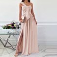 thumbnail image 2 of VEKDONE Liquidation 2025 Robe Élégante pour Femme Invitée de Mariage à une Épaule Soirée Formelle Cocktail Longue Maxi Robes, Robes Hawaïennes pour Femmes, 2 of 7