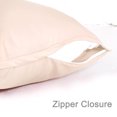 thumbnail image 4 of Unique Bargains Silky-Soft Satin Pillow Cases with Zipper Long Pillowcase Pillow Covers, 4 of 8
