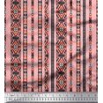 thumbnail image 1 of Soimoi Poly Georgette Fabric Ikat Southwestern Print Fabric by The Yard 42 Inch Wide, 1 of 3