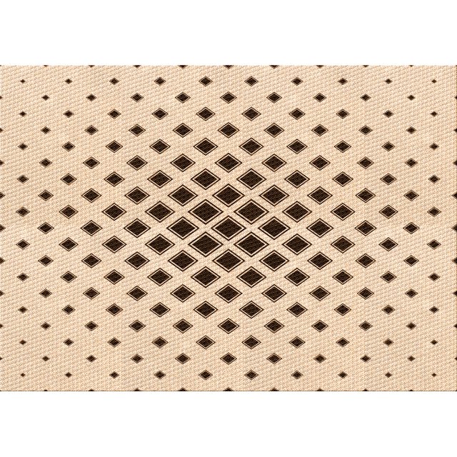 Ahgly Company Tapis d'Intérieur Lavables en Machine Rectangulaire Transitionnel Brun Bronze, 7' x 9'