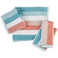 thumbnail image 1 of Caro Home Collection de Serviettes à Rayures Dana Serviette de Bain Bleu/rose/blanc, 1 of 4