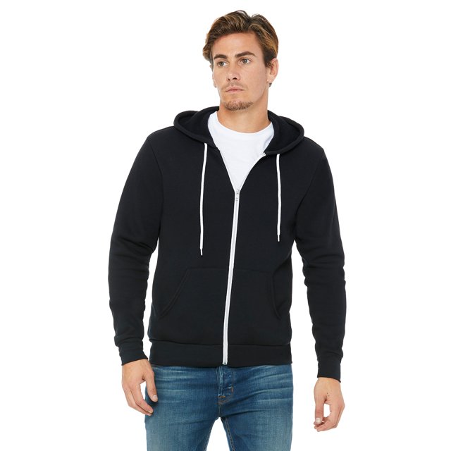Bella + Canvas Unisex Sponge Fleece Full-Zip Hooded Sweatshirt