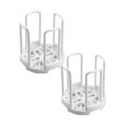 thumbnail image 1 of Oleegame 2PC Retractable Cup Rack Holder Creative Storage Rack Bowl Kitchen Kitchen，Dining Bar White, 1 of 9