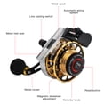 thumbnail image 4 of Amdohai Automatic Wire Spread 10+1 BB Fly Fishing Reel Aluminum Alloy Fishing Reel Left/Right Hand Raft Reel Ice Fishing Reels Automatic Line Casting Fly Reel, 4 of 7