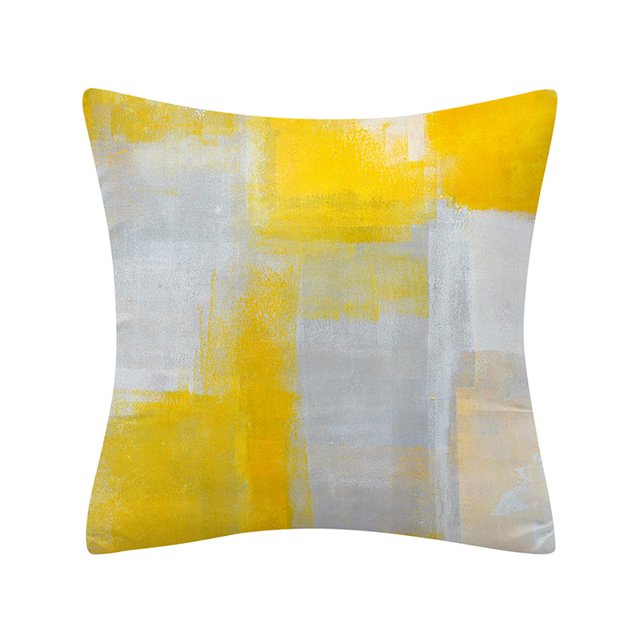 2 Pcs Taie d'Oreiller Abstraite Housse de Coussin Canapé Siège, 45*45cm #28