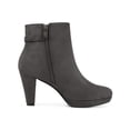 thumbnail image 3 of Unique Bargains Bottines à Plateforme à Talon Épais pour Femme Gris (Taille 9), 3 of 7