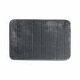 thumbnail image 2 of Yhmxh Bathroom Rugs Striped Memory Foam Bathroom Rug Soft Absorbent Velvet Bath Mat Dots On Underside Machine Washable Bathmat Thick Shower Floor Carpet Rugs Room Living Room Rug Bath Mat, 2 of 7